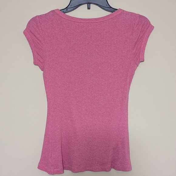 Pink Ribbed Top - Picture 2 of 5